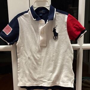 Polo by Ralph Lauren Kids Shirt - White, Navy, Red